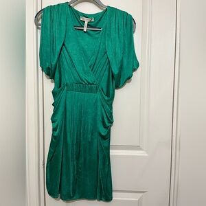 BCBGMaxAzria Runway NWOT Jade Green Jersey Dress XXS